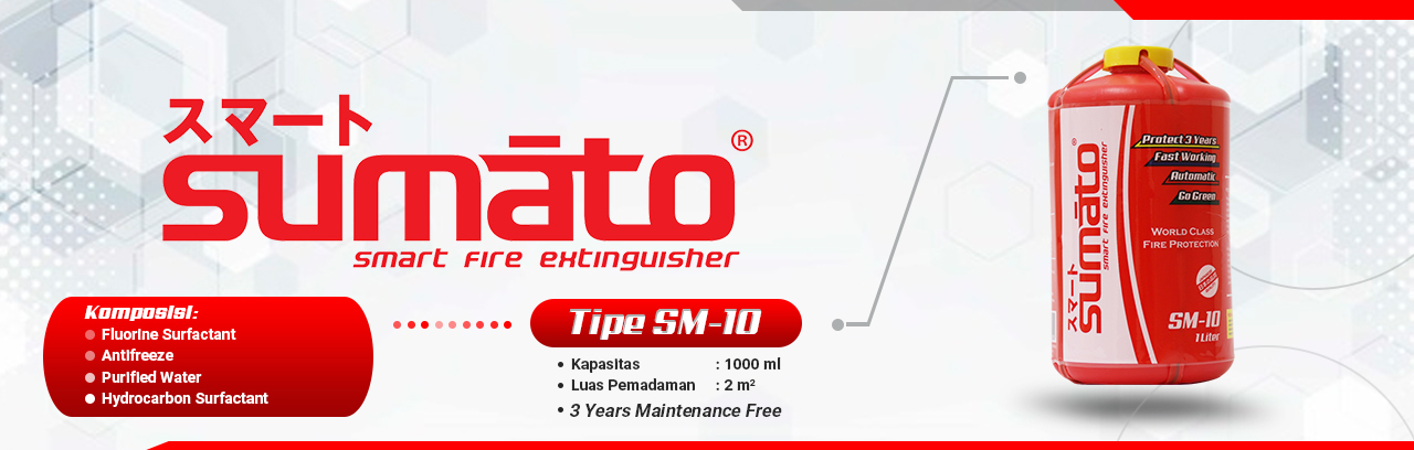 Alat pemadam api Sumato tipe SM-10